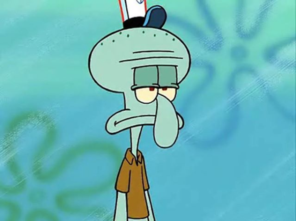 It's 2018: Time To Be Less Like Squidward And More Like Spongebob