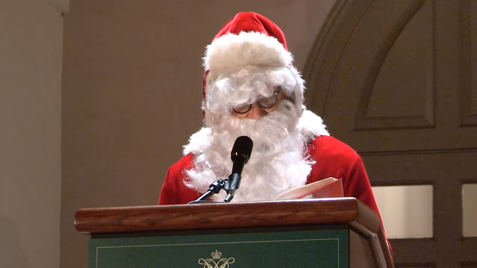 How Was Santa Claus At Yule Log?