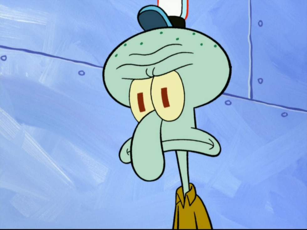 8 Squidward Quotes Millennials Know All Too Well, But Only Say To Themselves