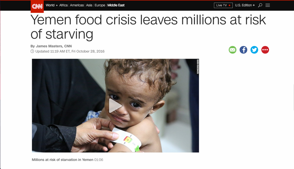 The Yemen Famine in the Media: When the Suffering of Millions Becomes Normalized