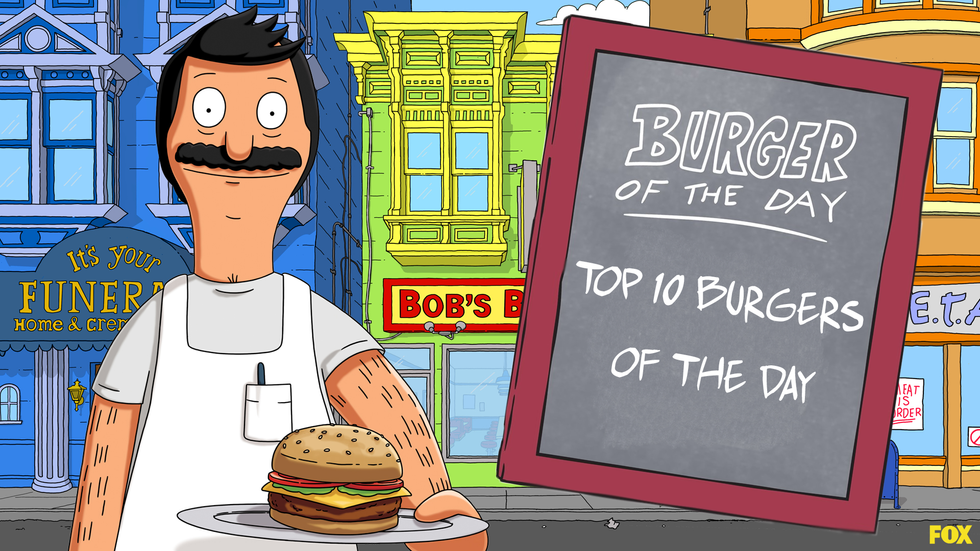 Bob's Burgers: Top 10 Burgers Of The Day