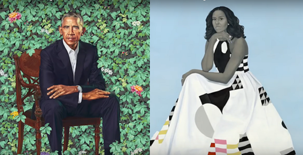 The Smithsonian Unveils The Obama Portraits