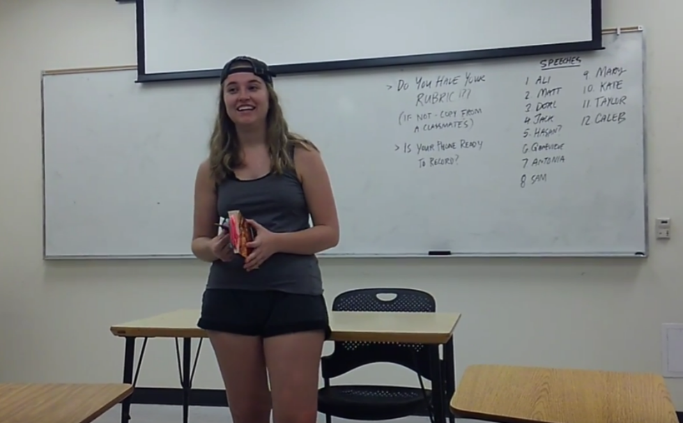 Maybe One Day I Will Be Able To Give A Speech Without Feeling Like I'm Going To Die.. But Today's Not That Day