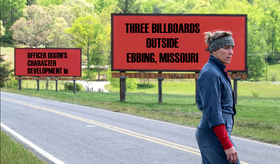 Officer Dixon's Character Development in 'Three Billboards Outside Ebbing, Missouri'