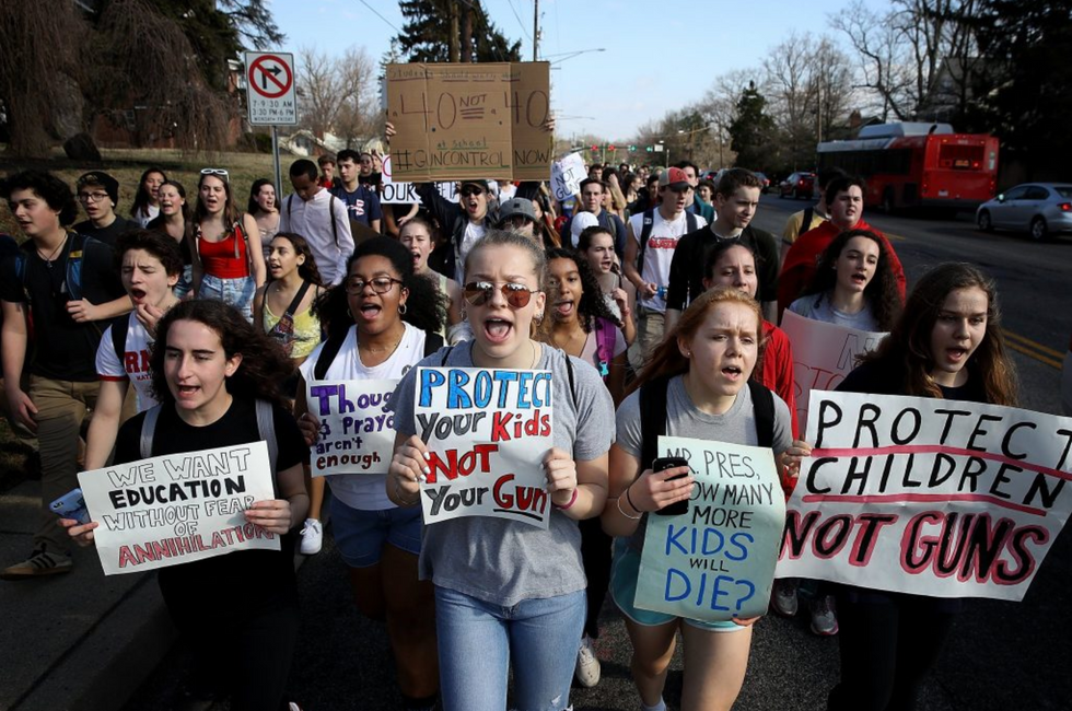 High School Students Demand Action From Congress With National Walkout Day