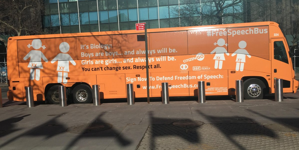 Recent "Free Speech Bus" Creator Discovery