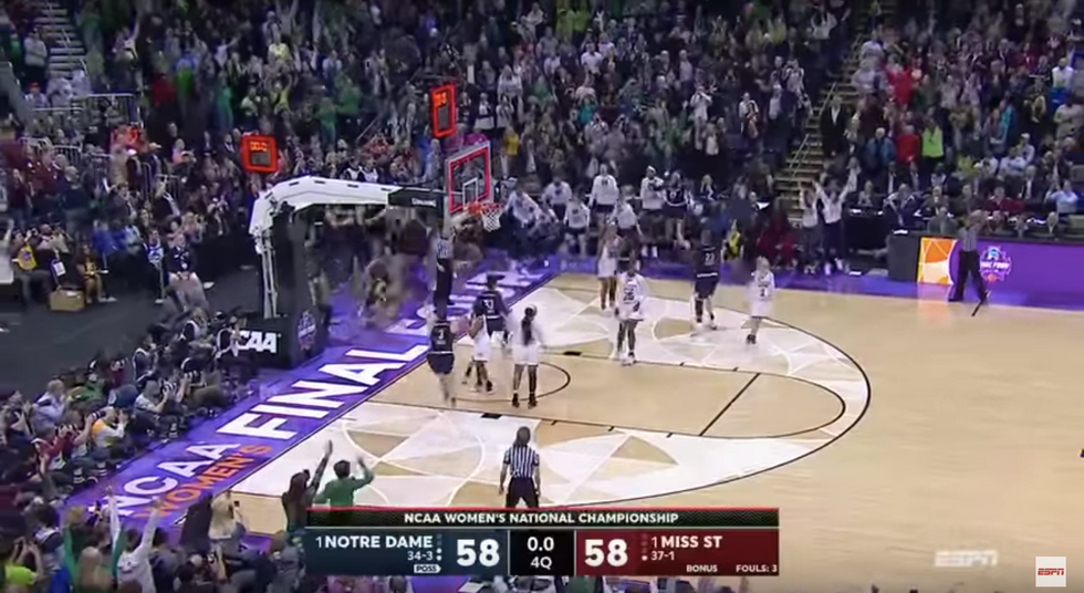 Notre Dame Buzzer-Beater: Credit Given Where Credit Is Due... Or Is It?