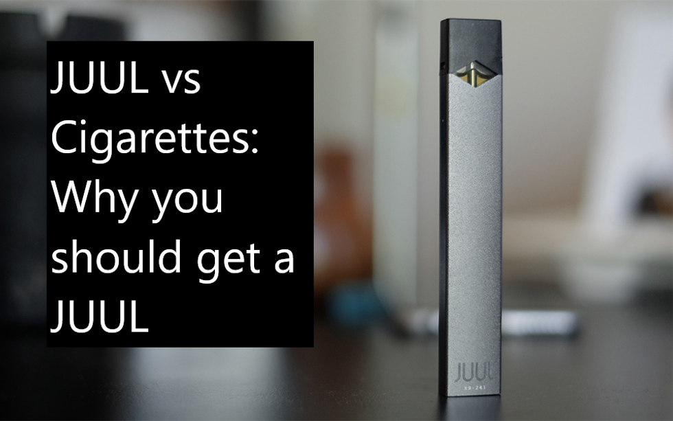 JUUL vs Cigarettes: why you should get a JUUL (or another nicotine salt vape)