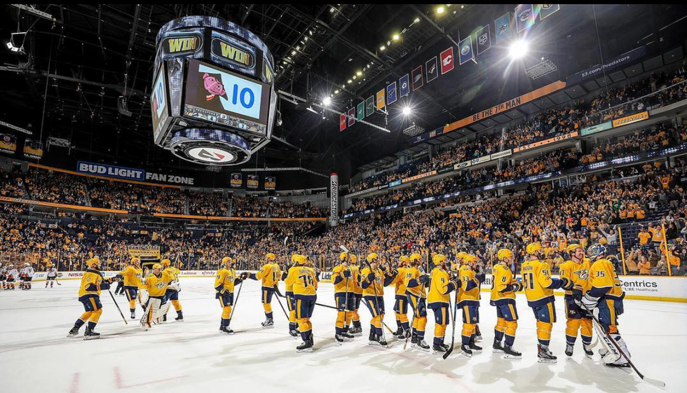 Are The Nashville Predators The First Team To Openly Endorse Politicians?
