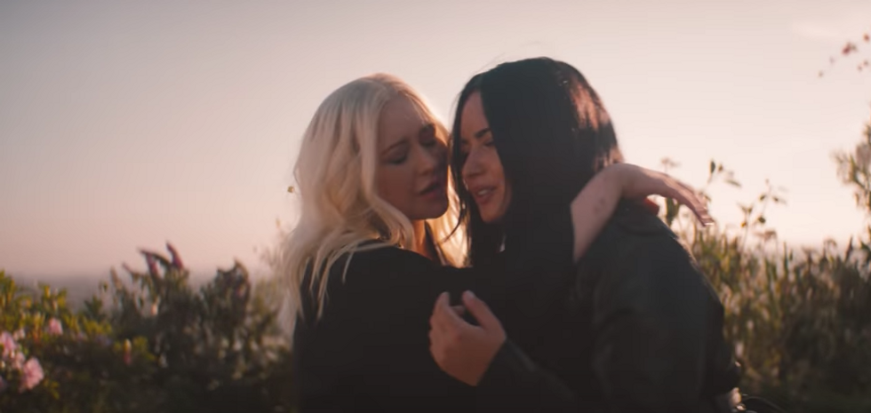 Christina Aguilera And Demi Lovato Release New Song, 'Fall In Line,' Empowering Women Everywhere