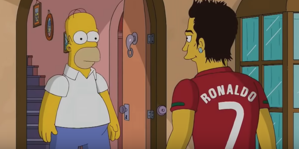 Simpsons World Cup Goes Viral