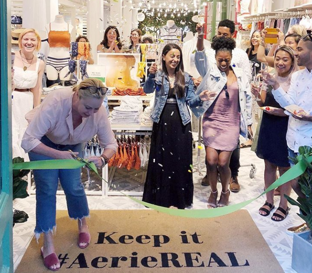 Aerie finally started being 'aerie real' and it's about time