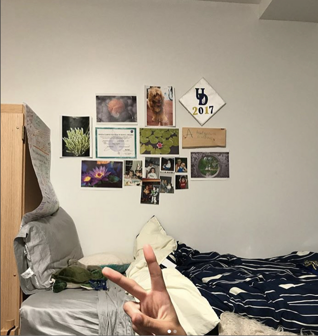 The Best College Tip From Girl To Girl Is To Hang Up A Lot Of Photos