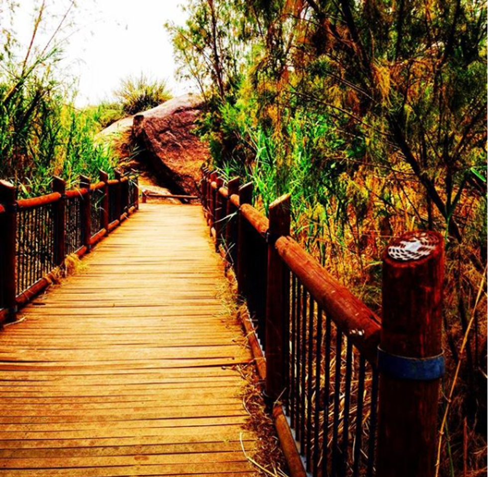 Take the first jump.