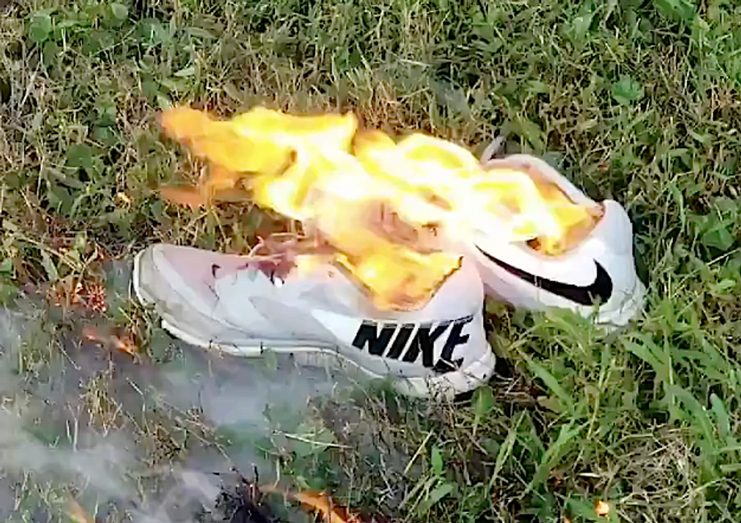 Instead Of Burning Your Nikes, Which Solves Nothing, You Should Give Them To People Who Are Less Fortunate