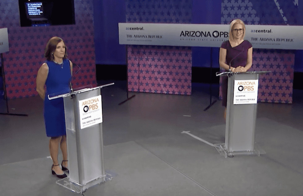 The Sinema/McSally Debate Was Just Plain Weird