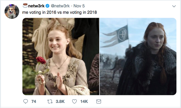 20 Of The Best 'Me Voting In 2016 Vs. Me Voting In 2018' Tweets That Have Graced The Internet