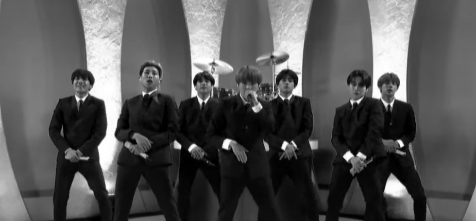 'BTS' Performed On Stephen Colbert With Inspo From 'The Beatles,' And It Is Everything