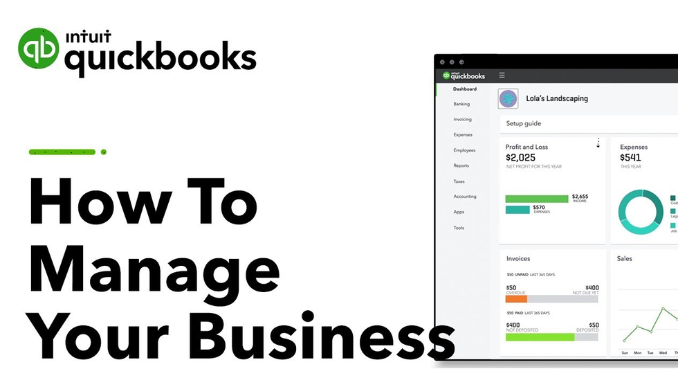 Using QuickBooks For your Business