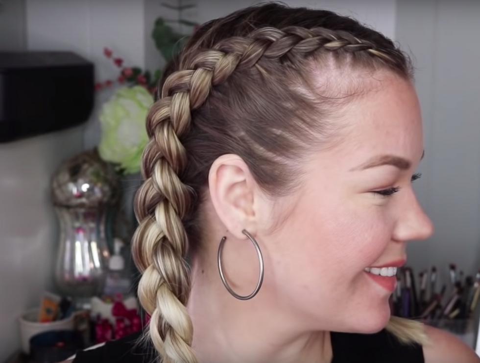 Double Dutch Pigtails for Short Hair - A Beautiful Mess