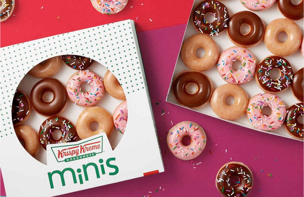 Krispy Kreme Is Giving Away FREE Mini Donuts Every Monday For The Rest Of The Month