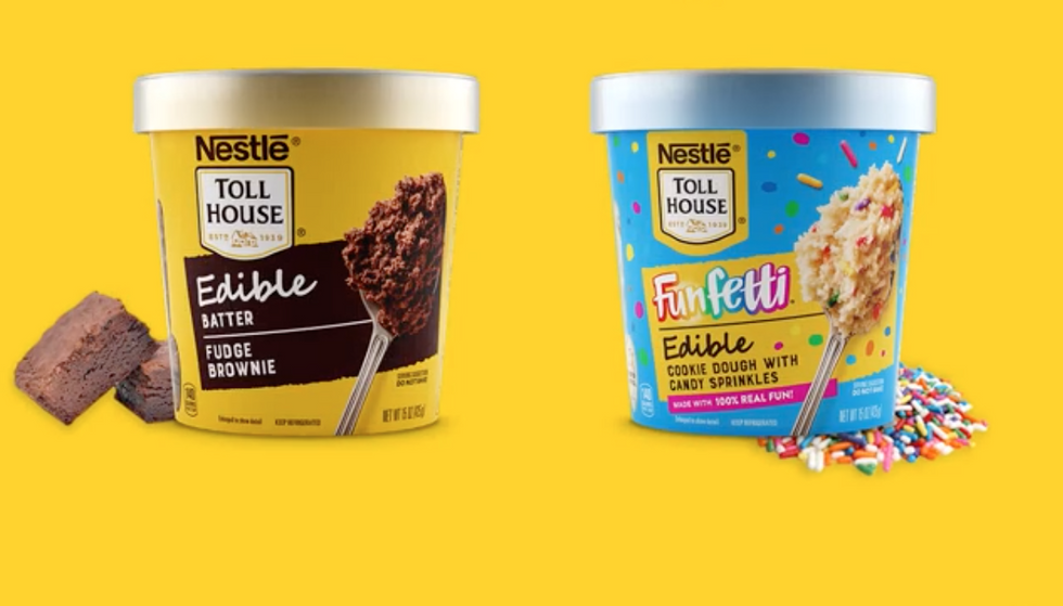 Nestle Toll House Is Selling Funfetti And Fudge Brownie Edible Cookie Dough, And We Need It NOW