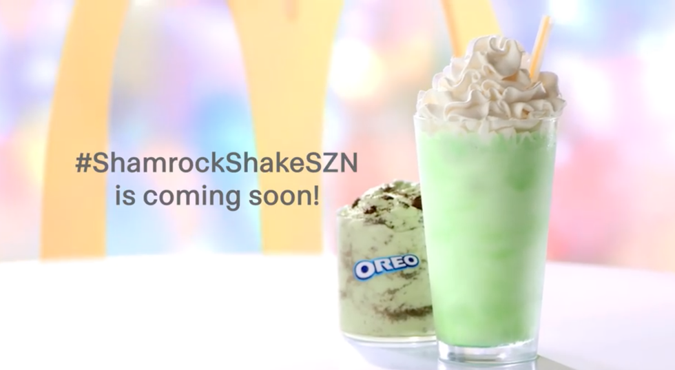 McDonald's New Shamrock Oreo McFlurry Will Make Your Taste Buds Feel Luckier Than The Irish