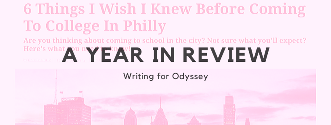 A Year In Review: Writing For Odyssey