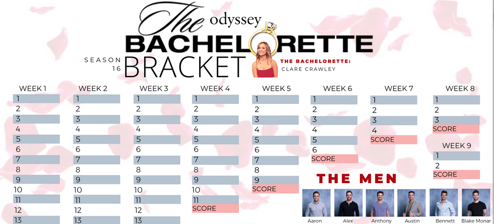 This 'The Bachelorette' Bracket Is Everything You Need For The Season 16 Premiere