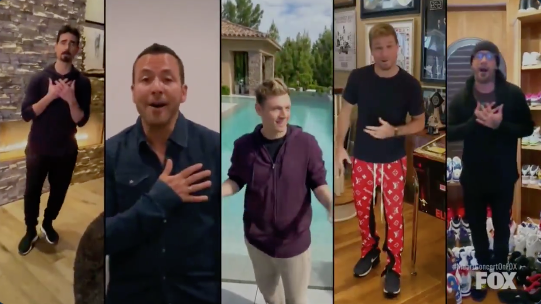 The Backstreet Boys Singing 'I Want It That Way' During A Zoom Concert Is The BEST Quarantine Content