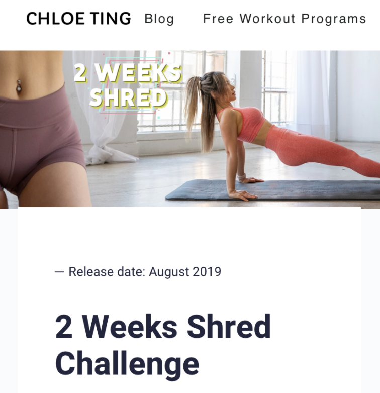 I tried the viral Chloe Ting workout challenge and barely made it through 2 weeks