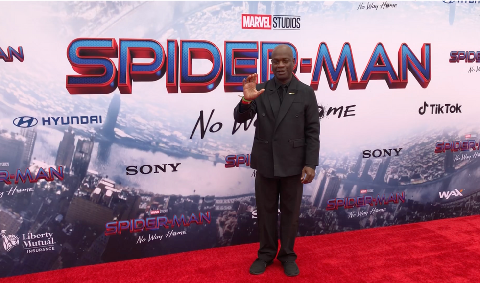 Celebrity Fashion Stylist Joseph Hobbs of Showbizly Attends The World Premiere of Spiderman No Way Home
