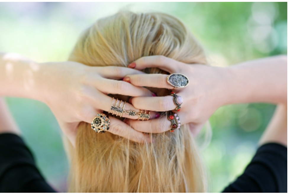 How To Pull Off a Bulky Ring Look