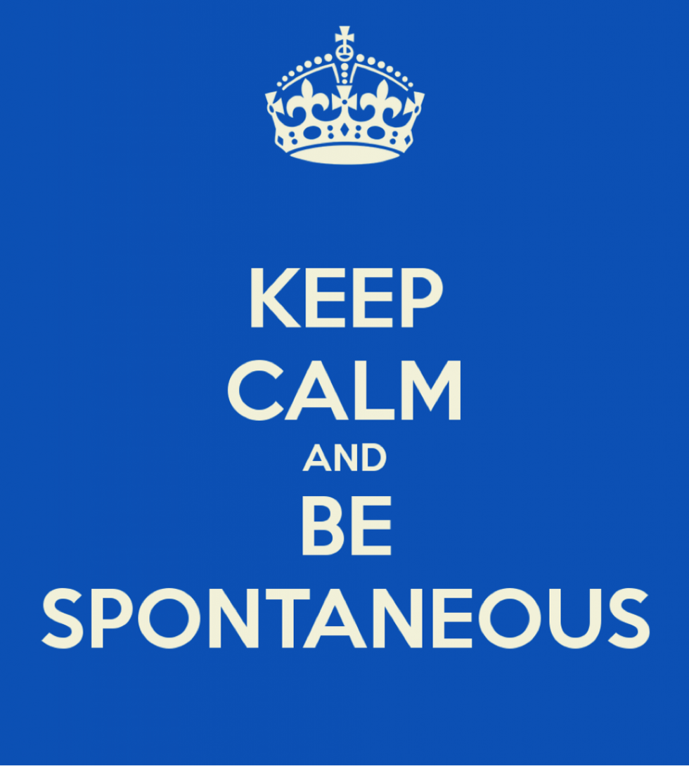 My Spontaneous Saturday