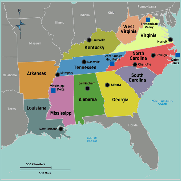 Road Trip Across The U.S. South In 13 Days