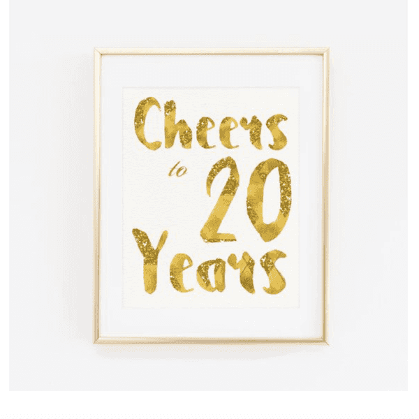 20 Things I Have Accomplished in 20 Years