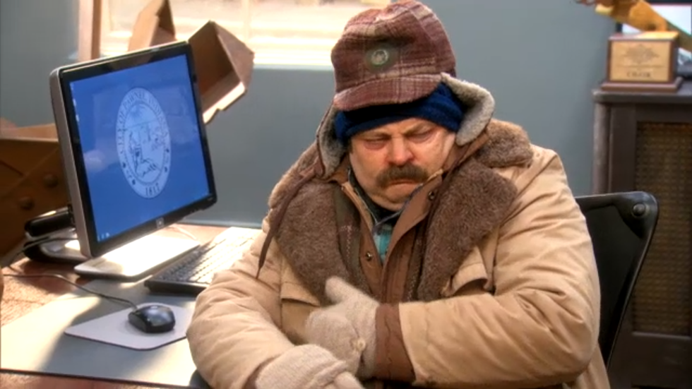 Being Sick In College; As Told By Gifs From Parks And Rec