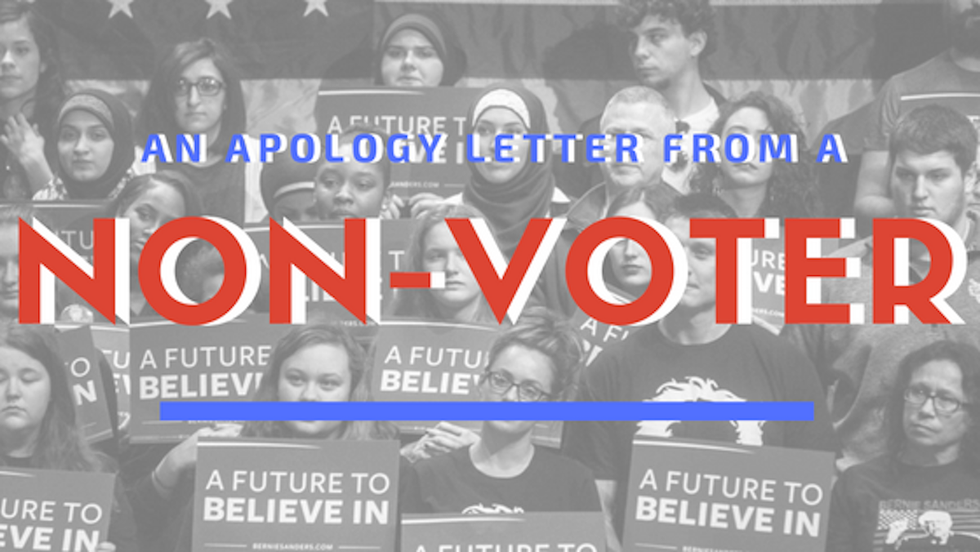 I Wish I Realized My Vote Mattered