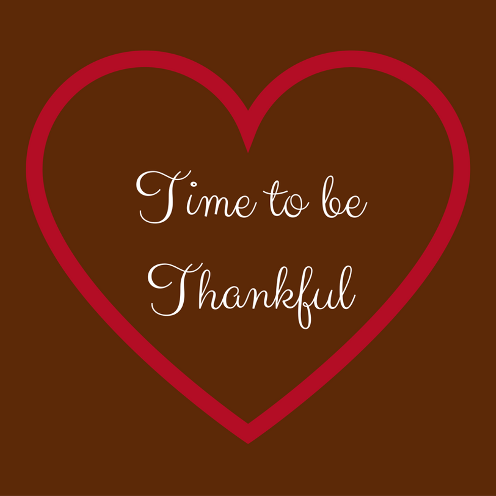 A Time To Be Thankful