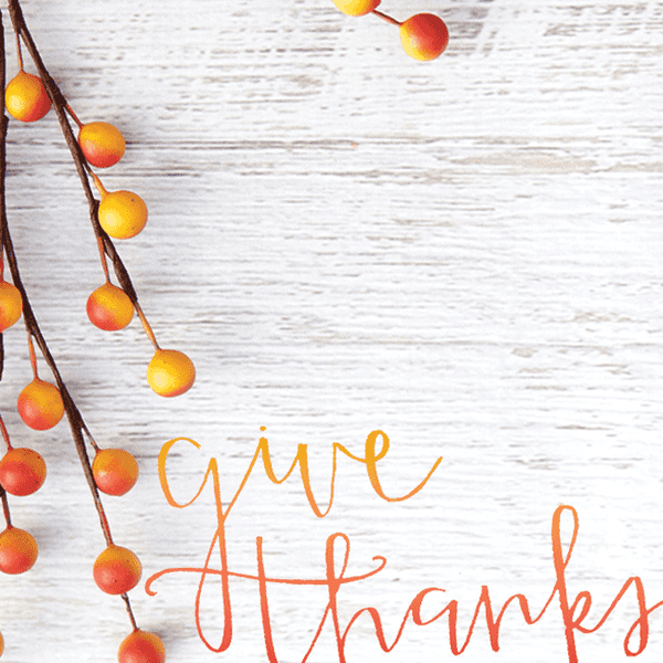 24 Days Of Giving Thanks