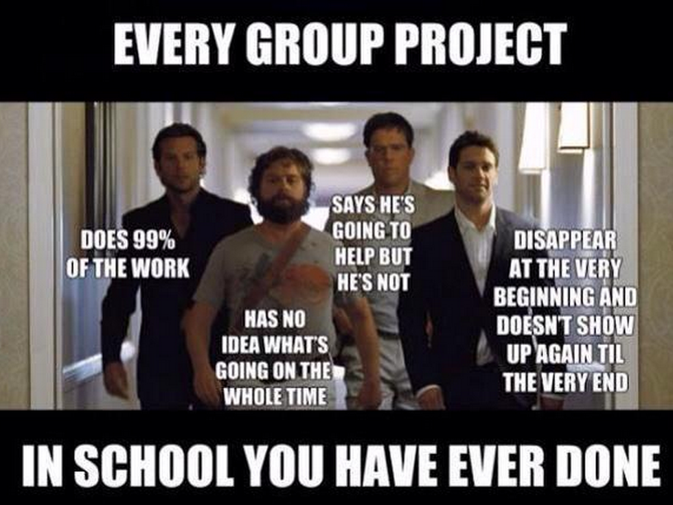 The 8 Types of People You Get Stuck With In A Group Project
