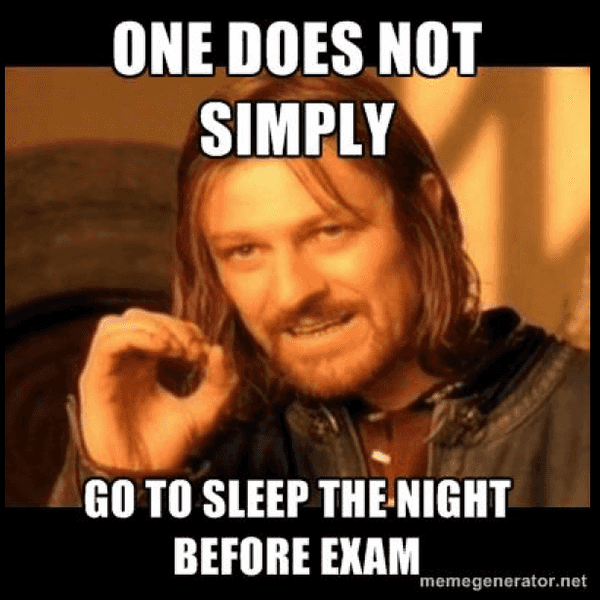 The Stages Of Studying For An Exam