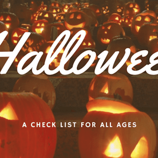 Halloween Festivities Checklist