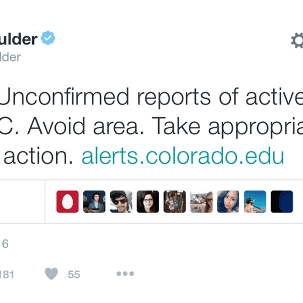 October 5, 2016 At The University Of Colorado Boulder