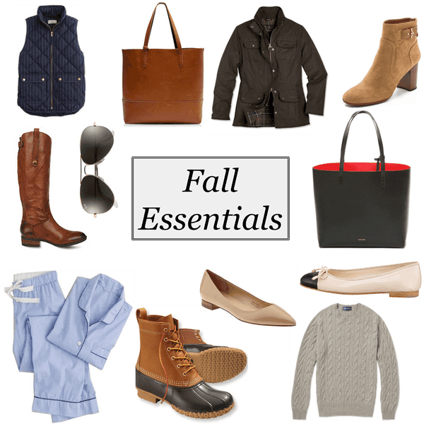 7 Top Essentials in the Fall