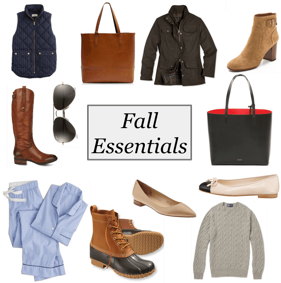 7 Top Essentials in the Fall