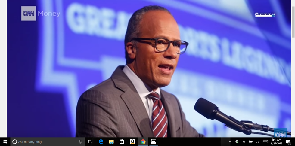 Someone Give Lester Holt A Hug
