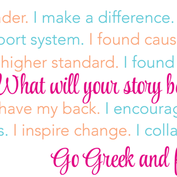 Here's The Real Reason You Should Go Greek This Fall