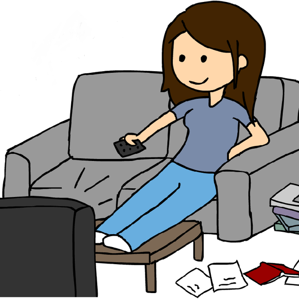 When Your Mind Says Productivity But Netflix Says Click For Next Episode