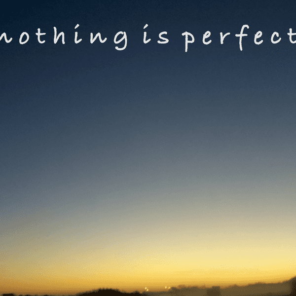 Perfection Is Nothing But A Word